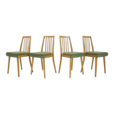 1970s set of four dining chairs by Ton, Czechoslovakia