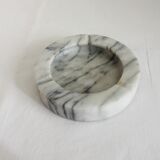 Round ashtray in vintage marble