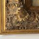 Large oil on panel of a Breton landscape 1950, antique painting signed.