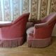 Paire de fauteuils crapaud