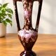 Vintage Vallauris vase in glazed ceramic