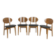 Art Deco  Dining Chairs, United Knigdom, 1930s, Set of 4