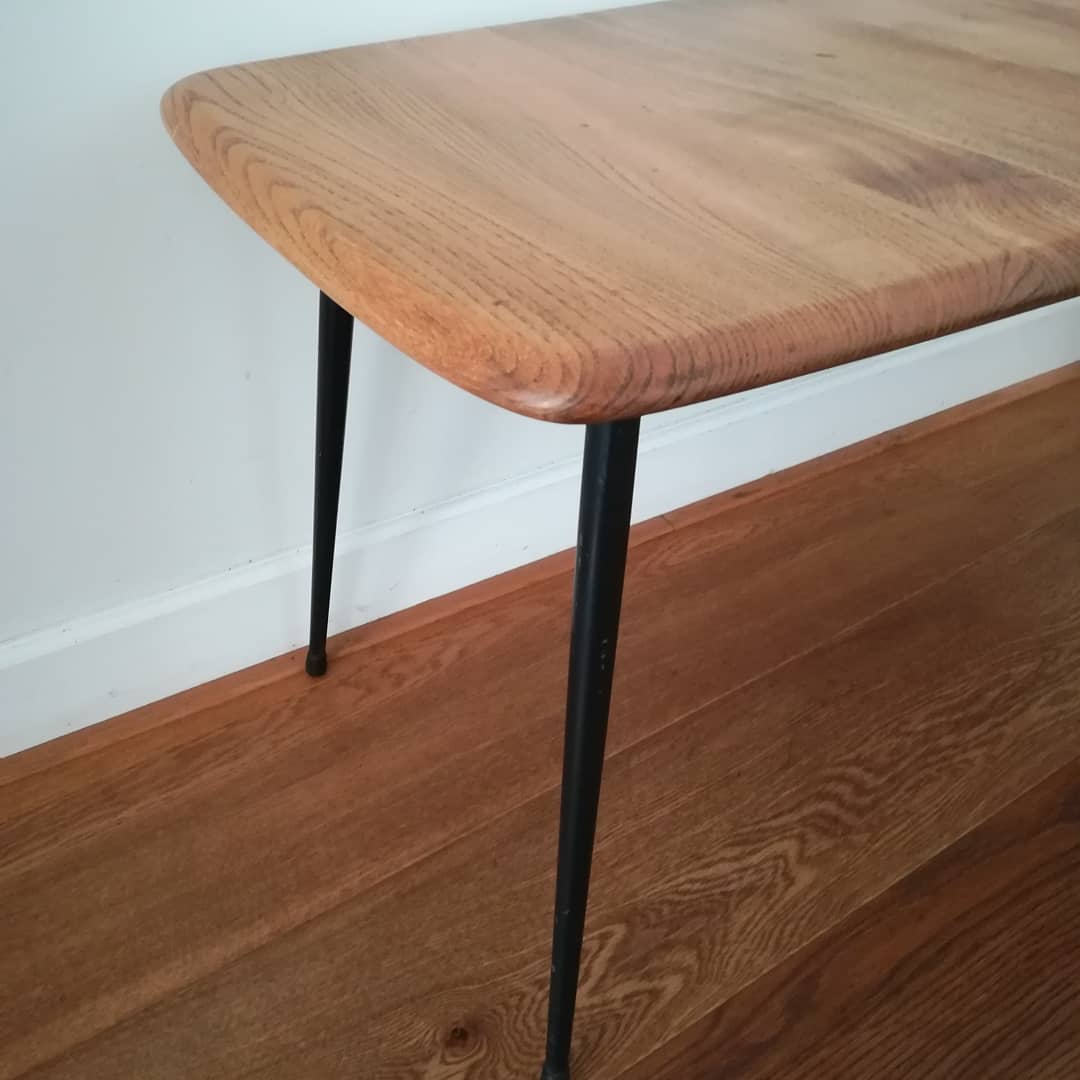 An elm coffee table