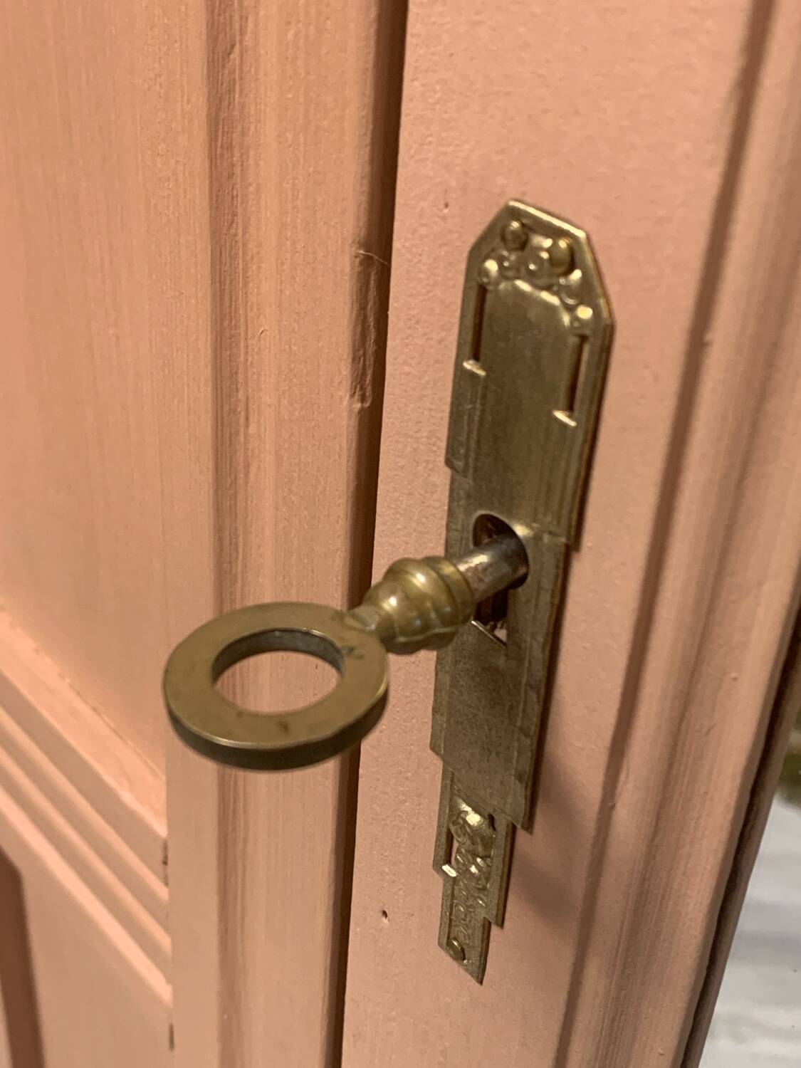 Parisian terracotta wardrobe