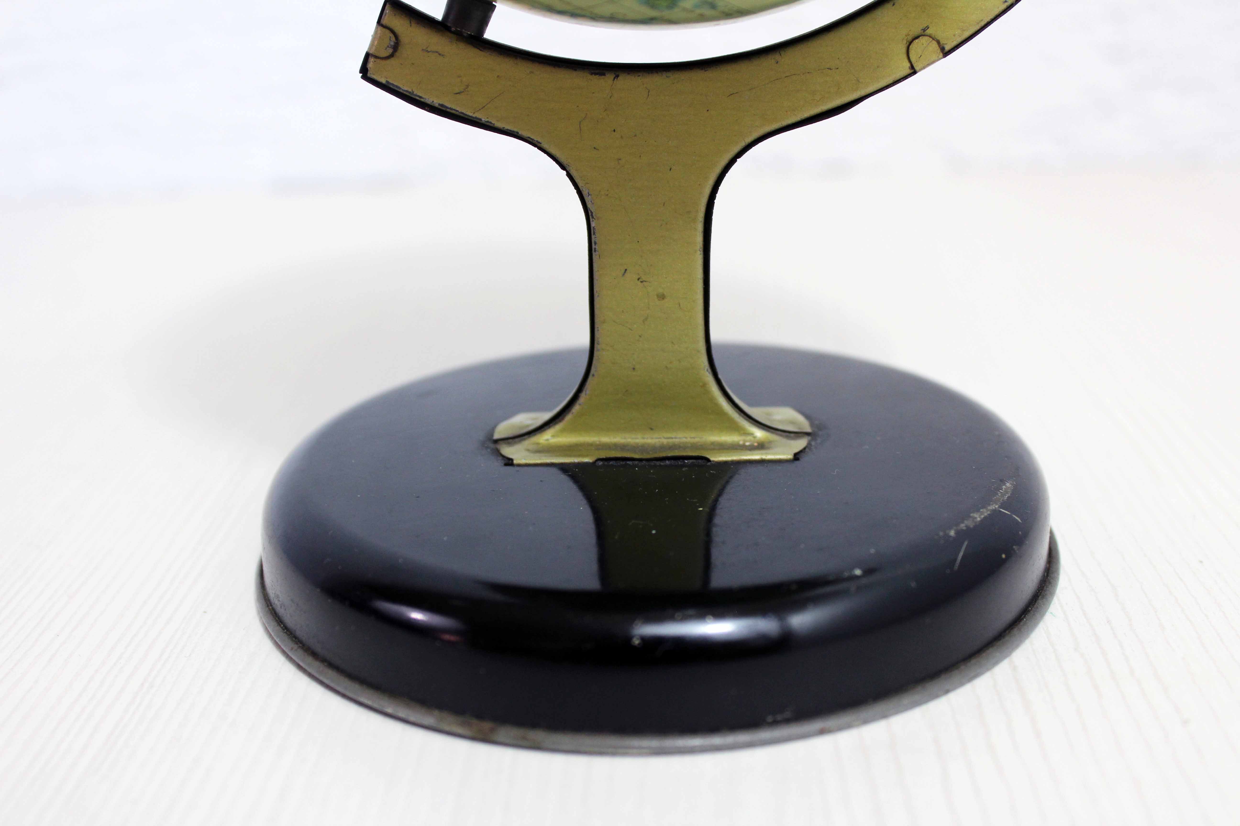 Vintage all-metal world map