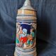 Beer mug 1 liter lowenbrau munich ceramic / numbered