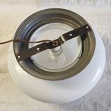 Art Deco ceiling light with opaline globe - mid 20th century