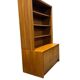 Bibliothèque / vitrine en bois vintage