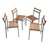 Set of 4 vintage chairs 1960