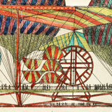 Tray by Piero Fornasetti, original 1950s