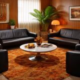 Canapés and Matteo Grassi vintage leather armchairs