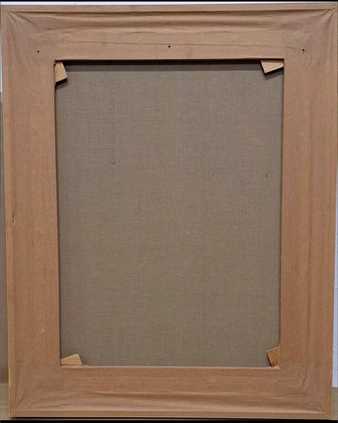 20th century Portrait of Two Women Oil Painting on Canvas