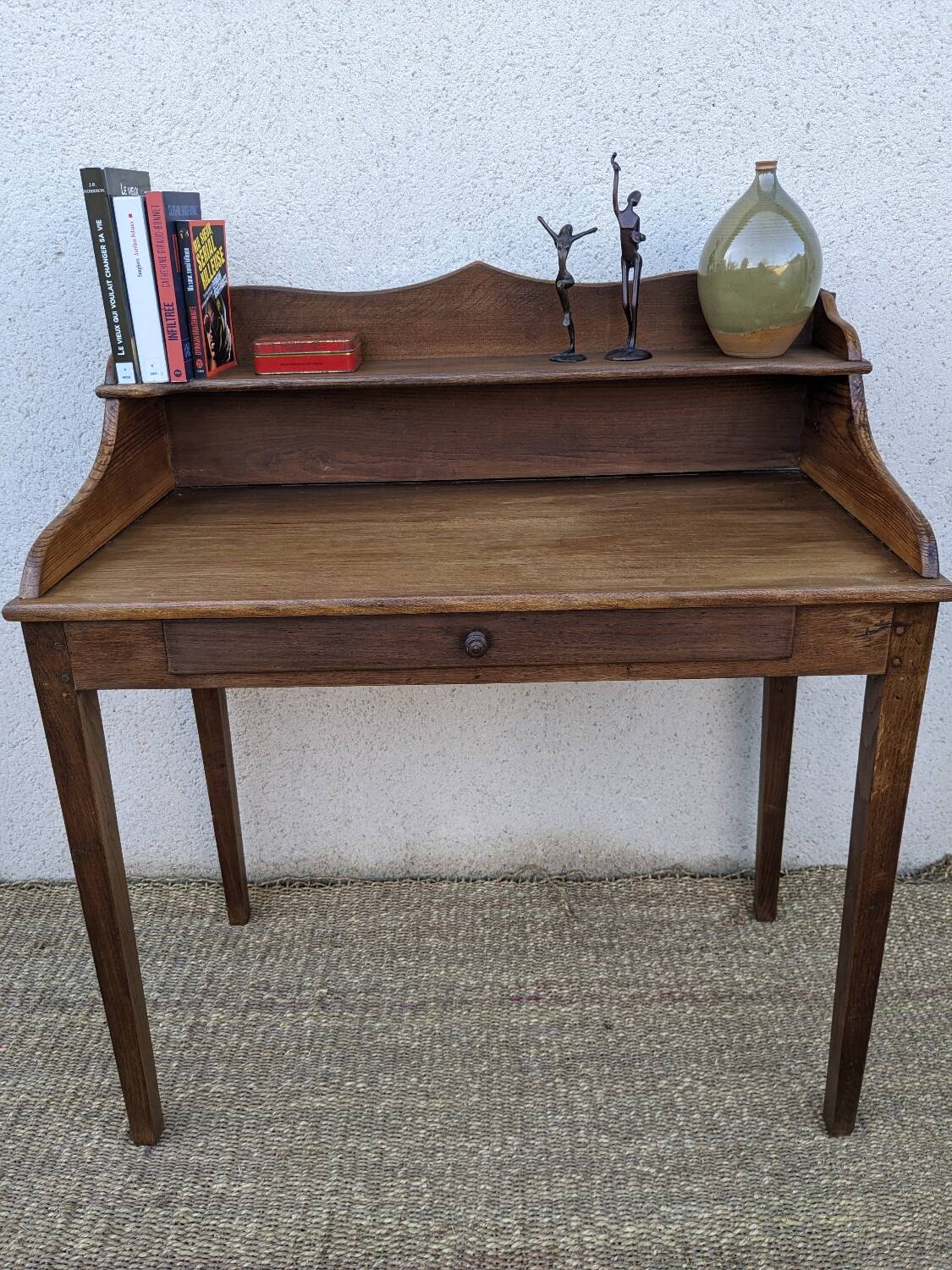 Rustic solid oak desk