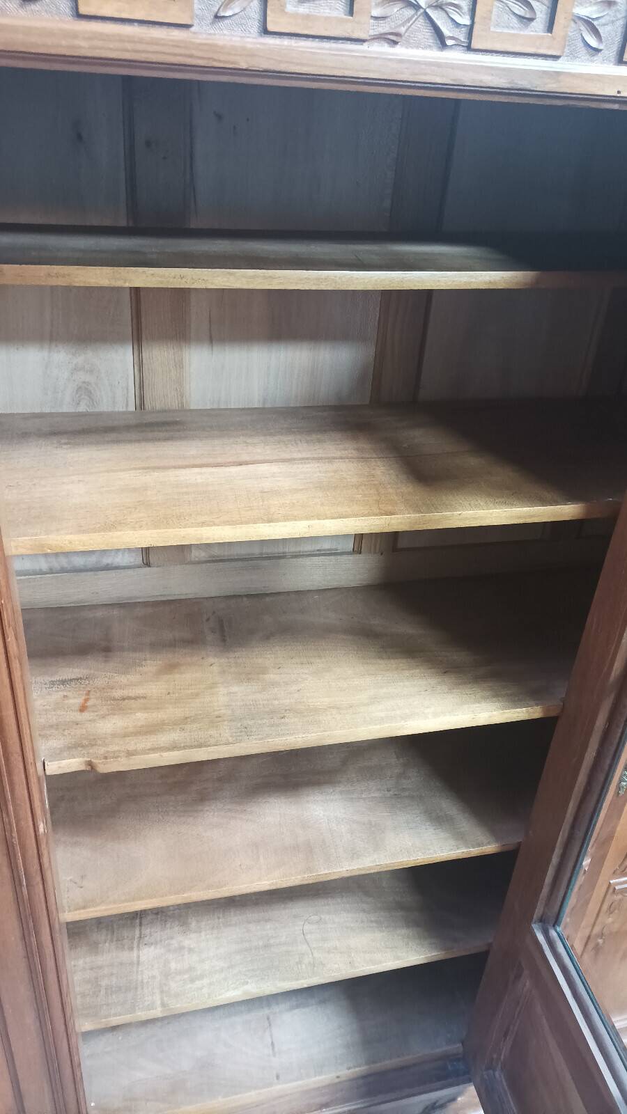 Louis XVI library in walnut