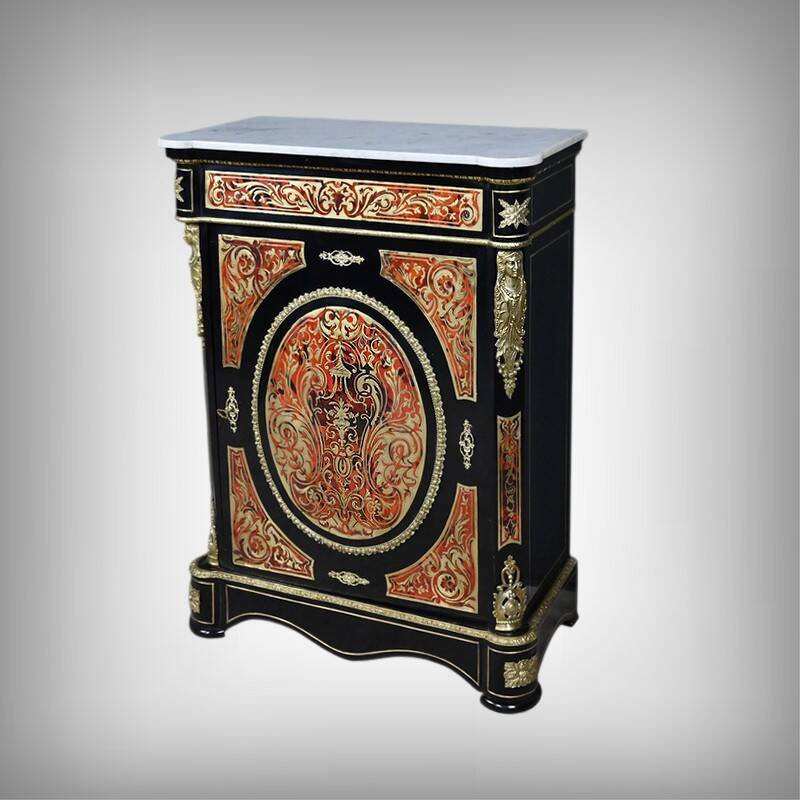 Boulle marquetry side table, Napoleon III period – mid 19th century