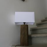 Brass and bronze lamp, Luciano Frigerio, Italy, 1970s