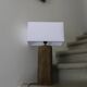 Lampe en laiton et bronze, Luciano Frigerio, Italie années 70