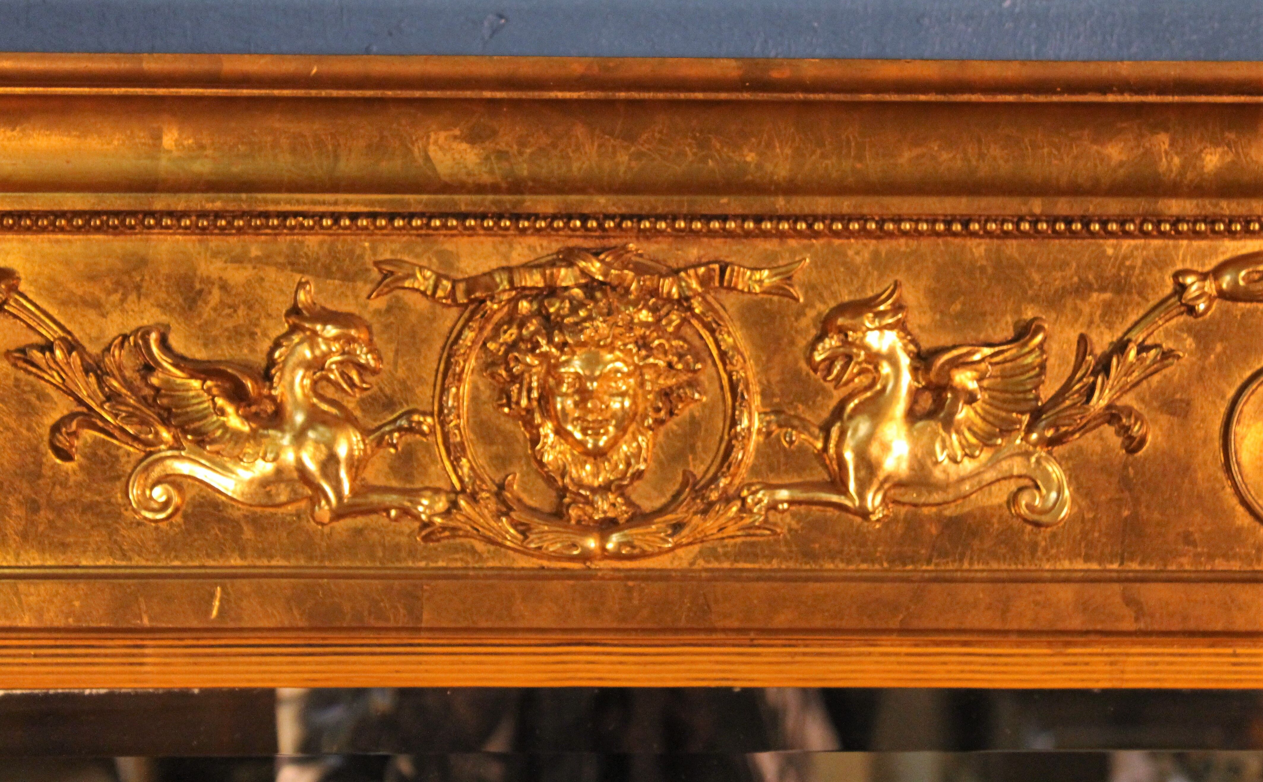 Wall mirror "Antique" 1960