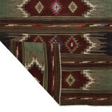 Authentic Vintage Turkish Kilims & Handwoven Rugs – Unique Home Decor Pieces 216x 145 cm
