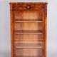 Biedermeier Display Bookcase, Walnut, Czech, 1830s