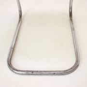 Chaise Bauhaus chrome restaurée par Rudolf Vichr Prag années 1930