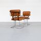 70s Guido Faleschini Tucroma Dining Chairs for i4 Mariani set/2