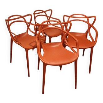Lot de 4 chaises kartell