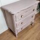 commode relookée vieux rose