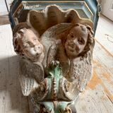 Polychrome plaster console