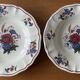 6 antique deep plates in Sarreguemines earthenware