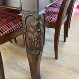 Dining table and 6 Art Deco chairs