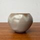 Mid-century German minimalist studio pottery vase by Hildegard and Peter Delius for Hamelner Kunsttöpferei, 1960s.