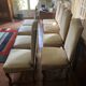Ensemble de 8 chaises os de mouton style Louis XIII