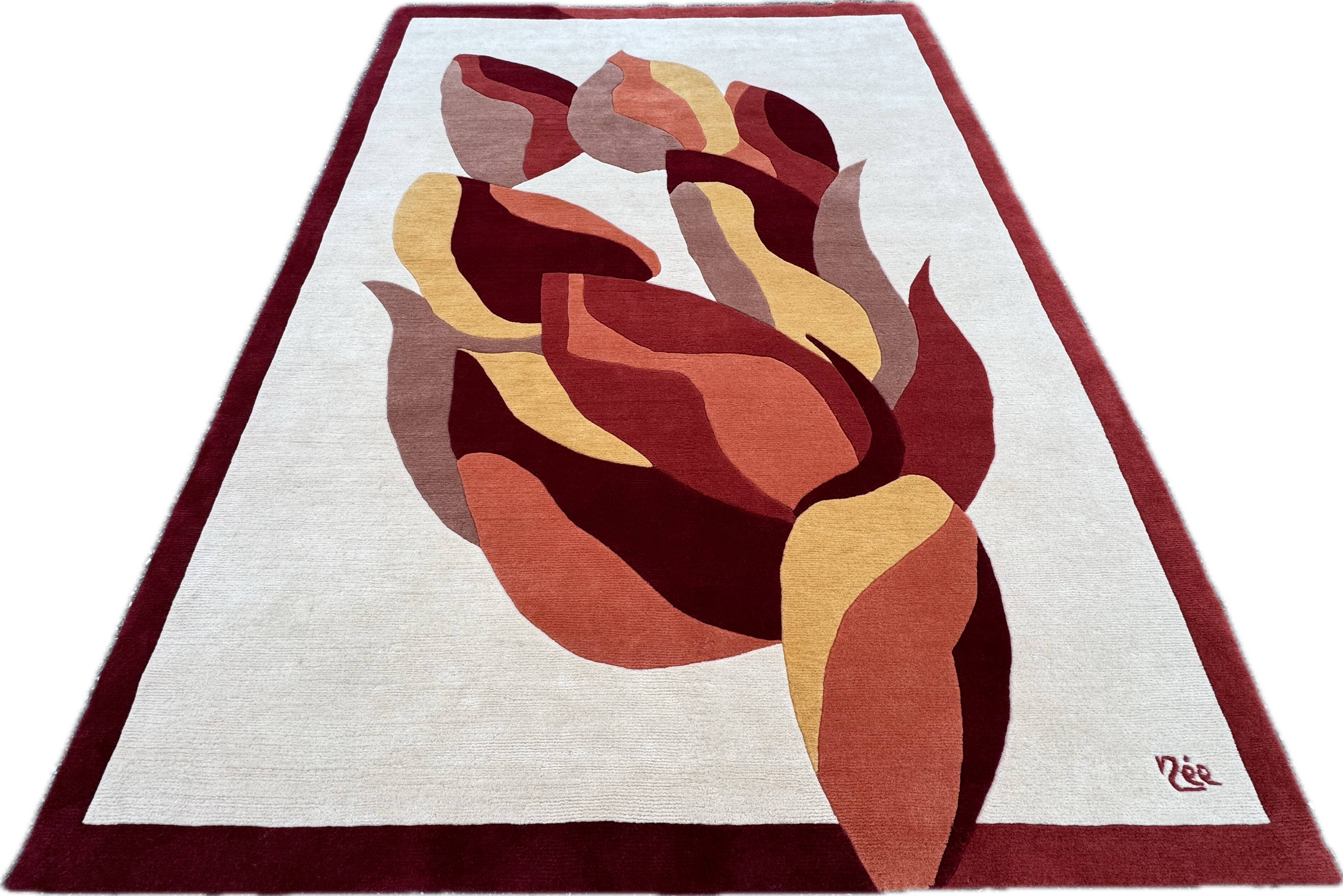 Art Deco Aubusson Rug by Paulette Née