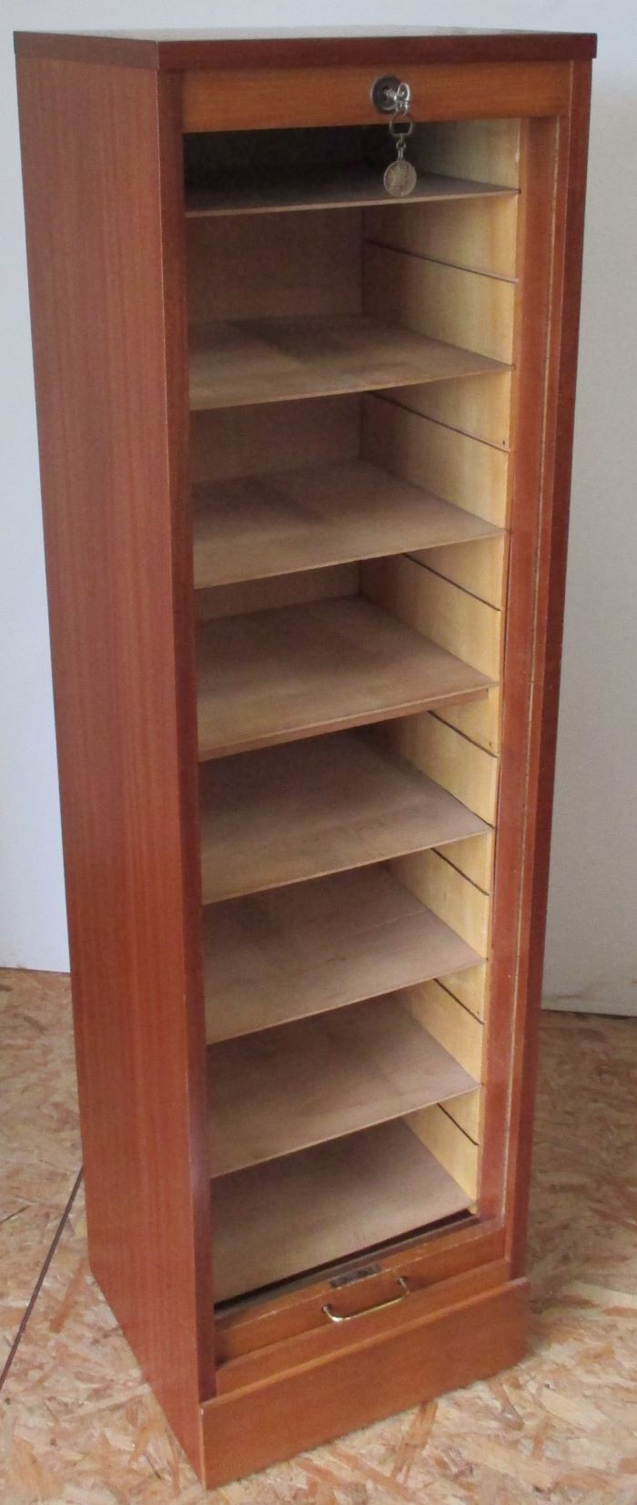 Mahogany curtain binder