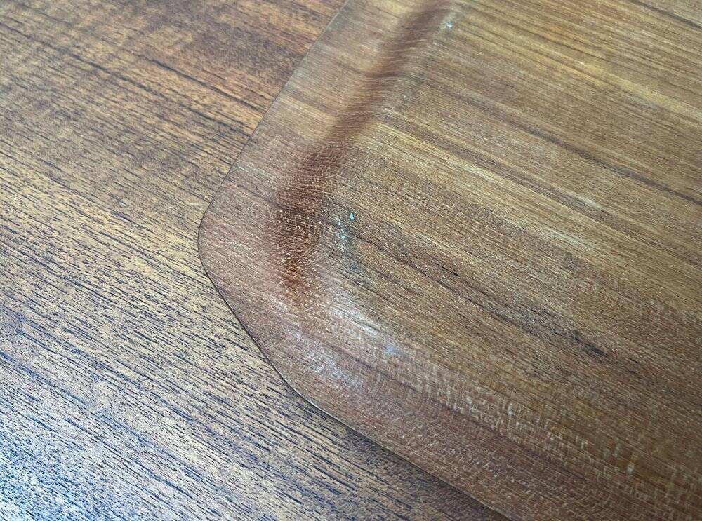 Scandinavian teak plateau from the mid-century, 1960s.