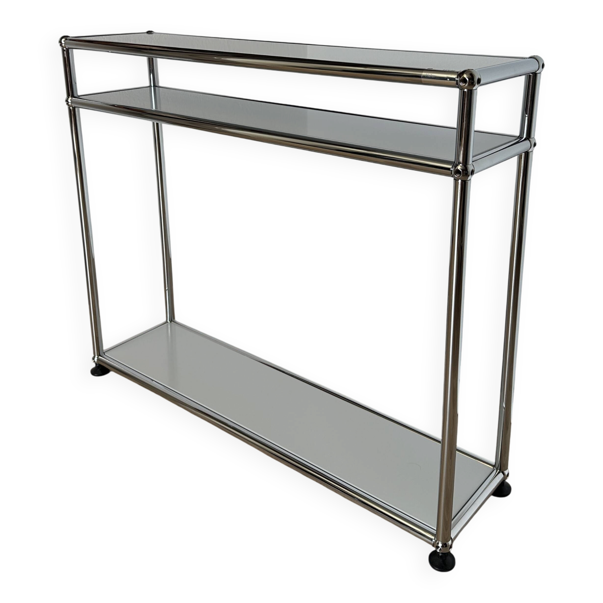 USM Haller shelf in light grey