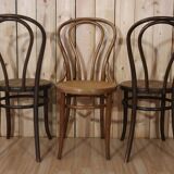 Series 6 bistro chairs model n°18 Thonet style