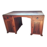 Art Deco oak desk - "orientalist"