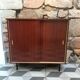 Doll cabinet 50s formica and varnished wood