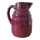 Vintage earthenware pitcher PL France