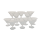 Crystal champagne glasses