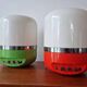 Set of Two Midcentury Table Lamps, Space Age, Adriano Rampoldi, Italy, 1970s