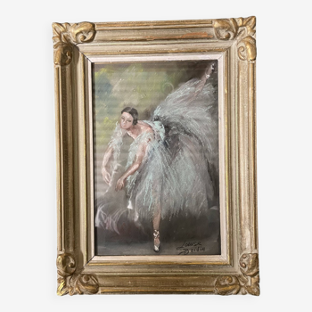 Pastel by Yvette Chauviré, the greatest French prima ballerina of the 20th century
