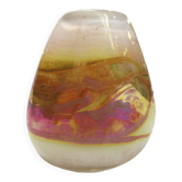 Vase en verre d’art signé Alfred Collard pour Val Saint-Lambert, 1995