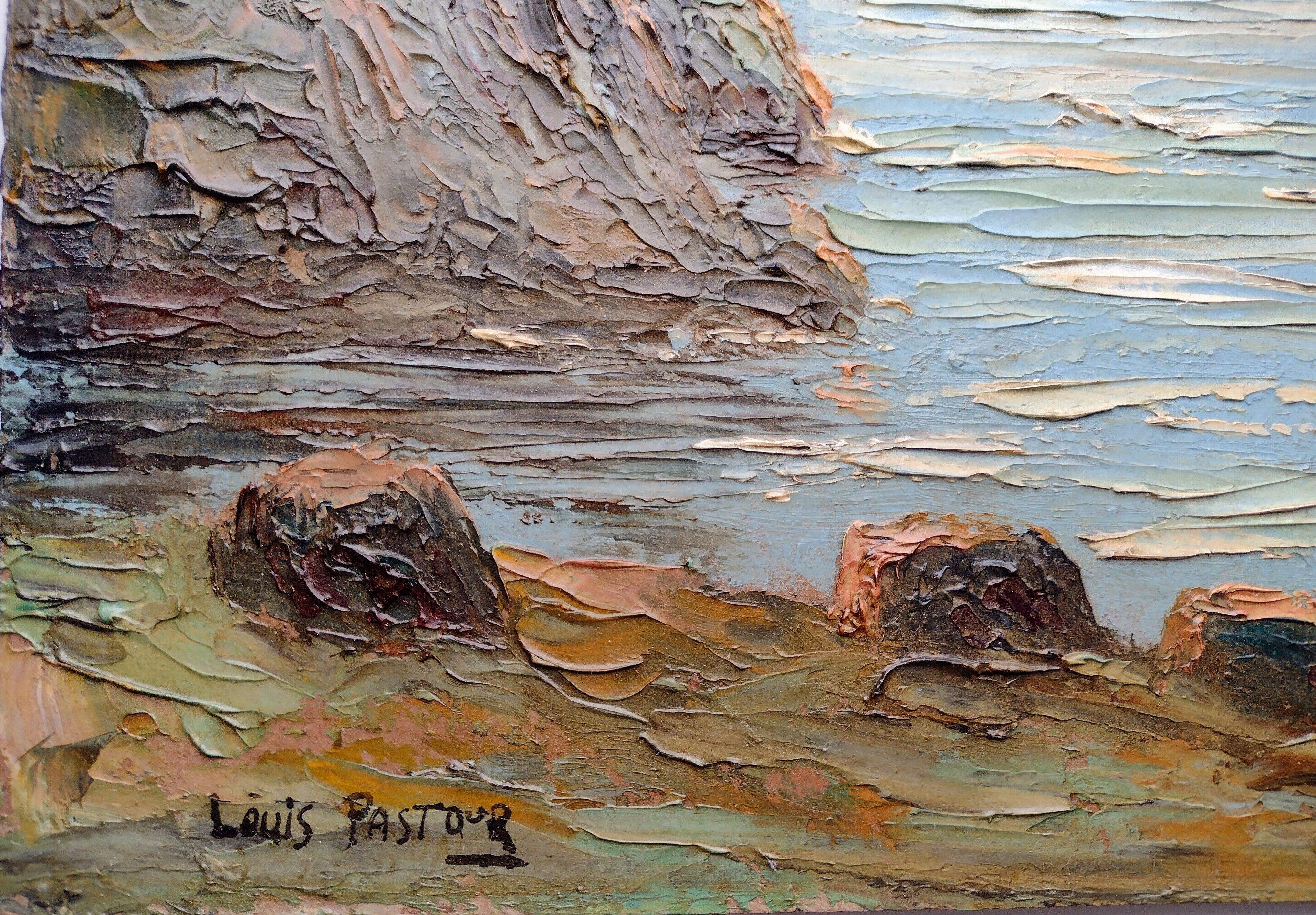 Original Louis Pastour oil painting France
