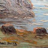 Original Louis Pastour oil painting France