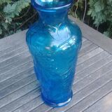 Glass vase from vintage Empoli glassworks 70s 80s