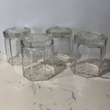 set of 4 octagon glasses