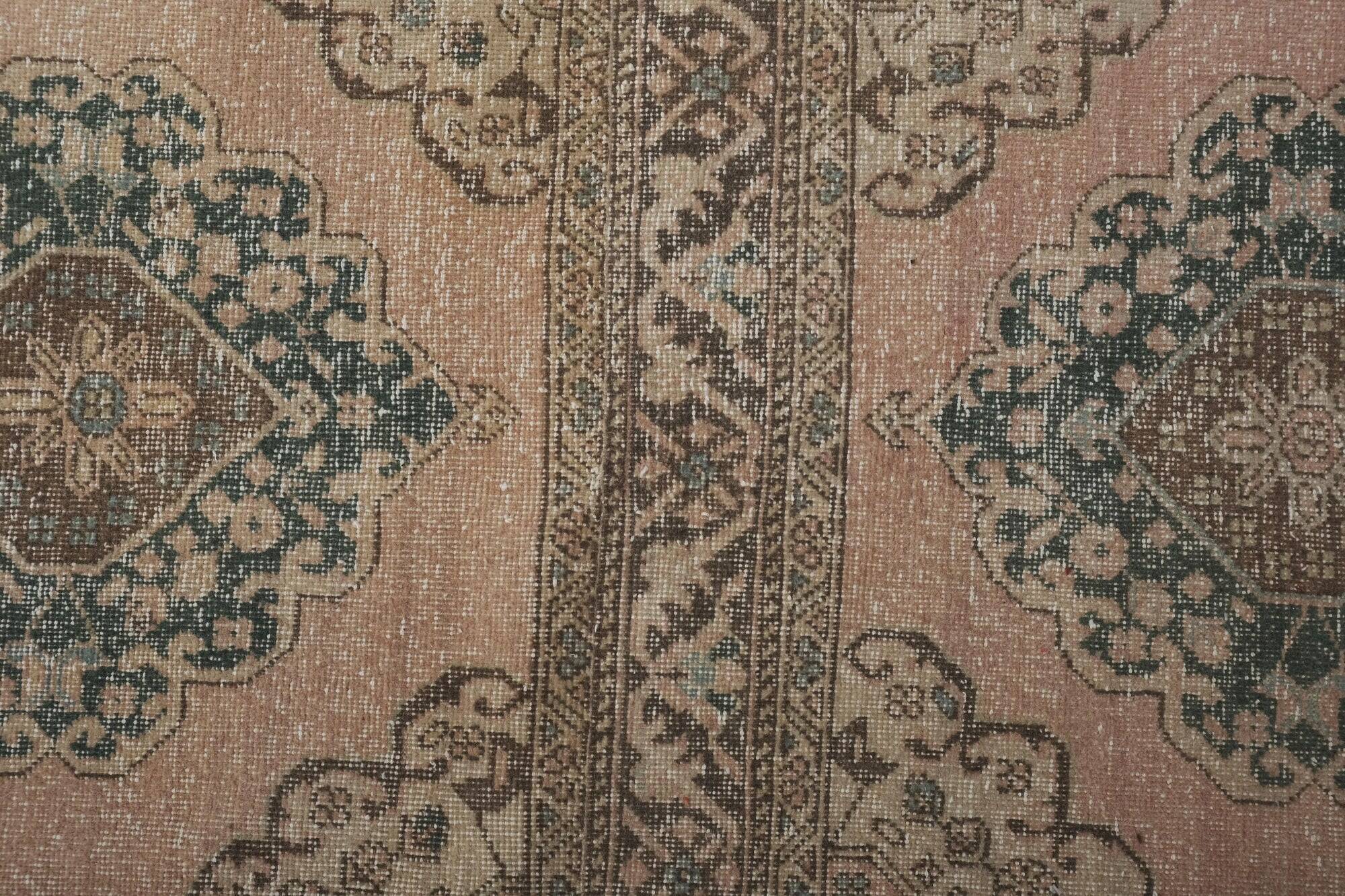 Vintage Turkish hallway rug 86x791 cm